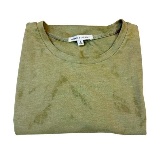 Threads 4 Thought Men's Green Short Sleeve T Shirt Stylish Laid Back Comfort - Picture 12 of 16